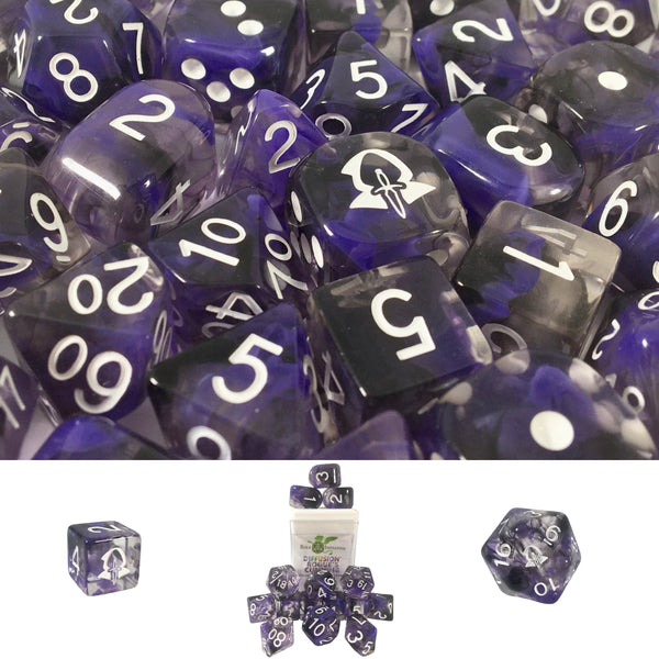 Dice Role 4 Initiative: Poly 15 Set Diffusion (Classes & Creatures Dice)