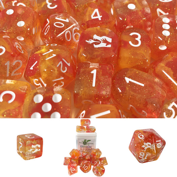 Dice Role 4 Initiative: Poly 15 Set Diffusion (Classes & Creatures Dice)