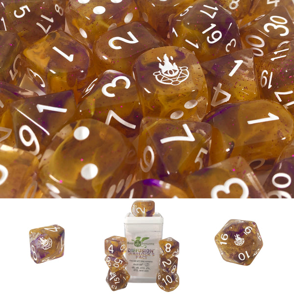 Dice Role 4 Initiative: Poly 7 Set Diffusion (Classes & Creatures Dice)