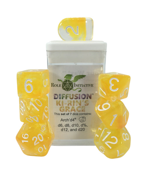 Dice Role 4 Initiative: Poly 7 Set Diffusion (Classes & Creatures Dice)