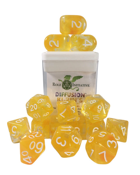 Dice Role 4 Initiative: Poly 15 Set Diffusion (Classes & Creatures Dice)