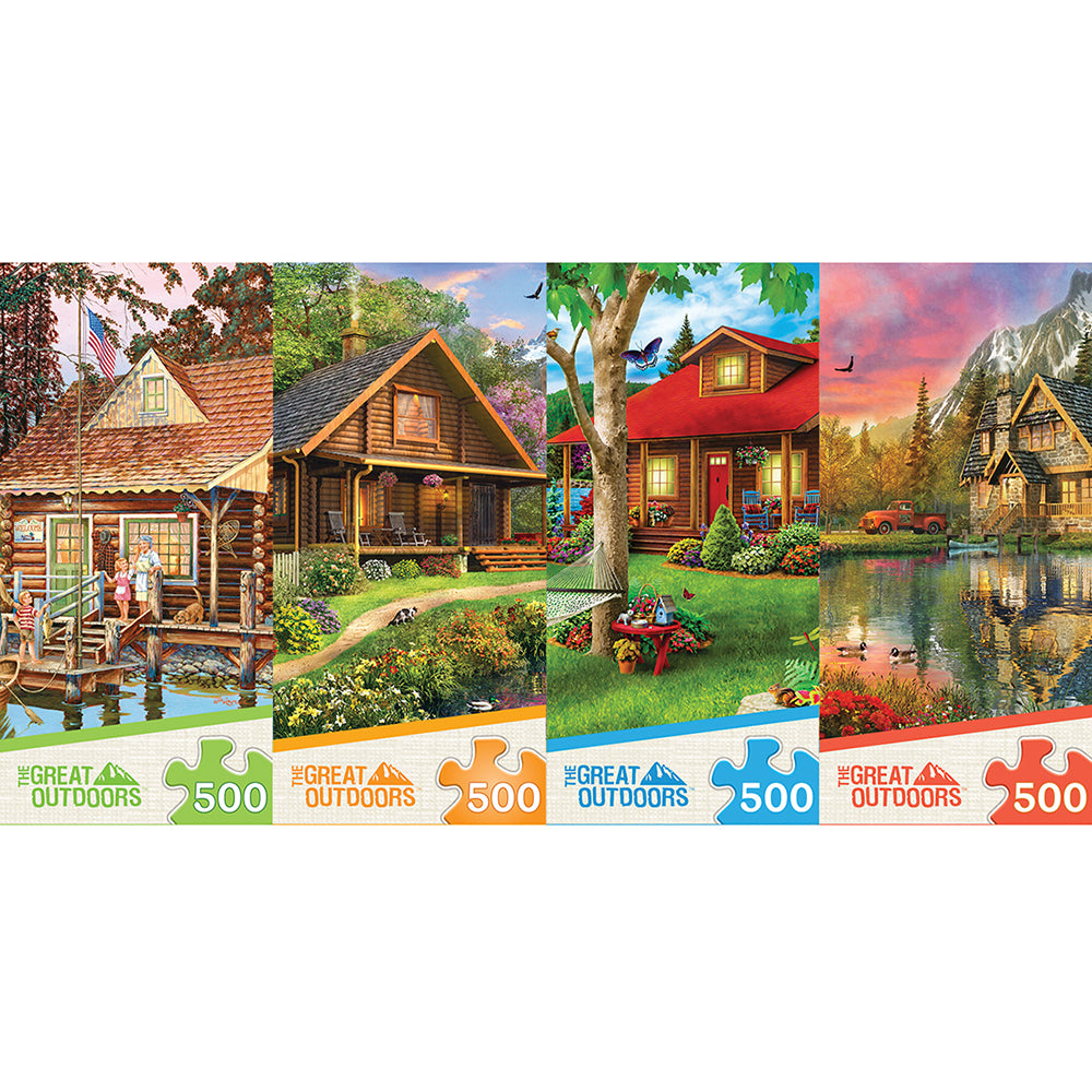 Puzzle Masterpieces: 500 Piece Great Outdoors Assortment