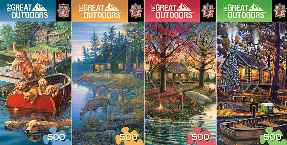 Puzzle Masterpieces: 500 Piece Great Outdoors Assortment