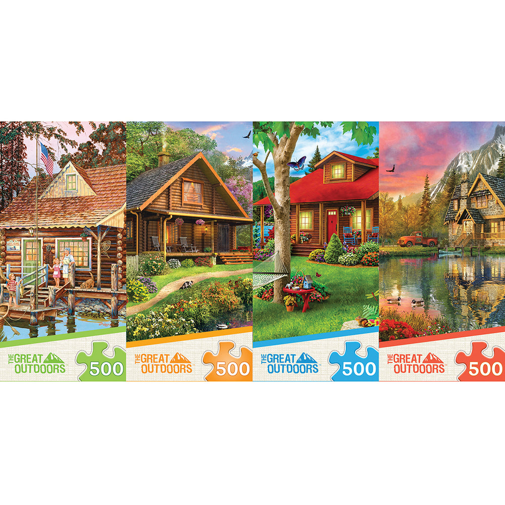 Puzzle Masterpieces: 500 Piece Great Outdoors Assortment