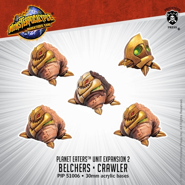 MonsterPocalypse: Planet Eaters Units - Belchers & Crawler*