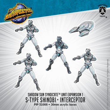 MonsterPocalypse: Shadow Sun Syndicate Units - S-Shinobi & Interceptor*