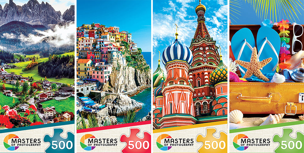 Puzzle Masterpieces: 500 Piece Masters of Photography Assortment