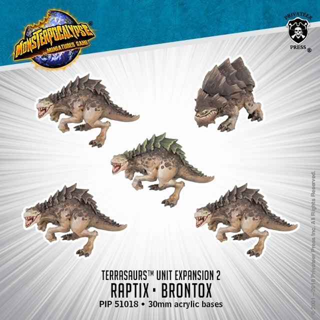 MonsterPocalypse: Terrasaurs Units - Raptix & Brontox*