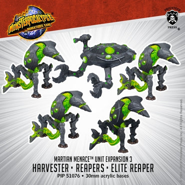 MonsterPocalypse: Martian Menace Units - Reapers & Harvester*
