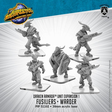 MonsterPocalypse: Draken Armada Units - Fusiliers & Elite Fusilier & Warder