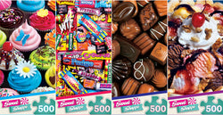 Puzzle Masterpieces: 500 Piece Sweet Shoppe Assortment