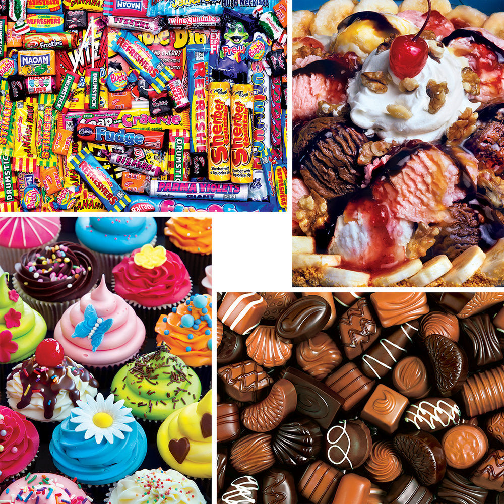 Puzzle Masterpieces: 500 Piece Sweet Shoppe Assortment