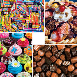 Puzzle Masterpieces: 500 Piece Sweet Shoppe Assortment