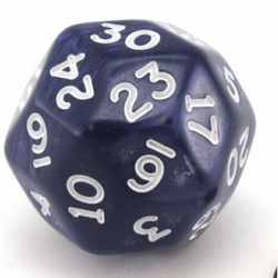 Dice Chessex: D30 Pearl