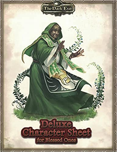 The Dark Eye: Deluxe Character Sheet for Blessed Ones