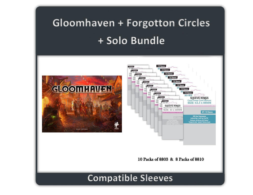 Card Sleeves Sleeve King Bundle: Gloomhaven/Expansions (1,980)