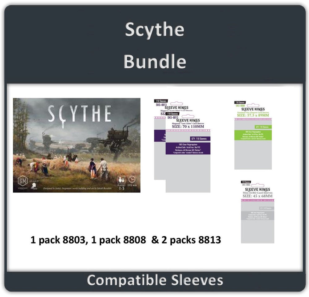 Card Sleeves Sleeve King Bundle: Scythe (330)
