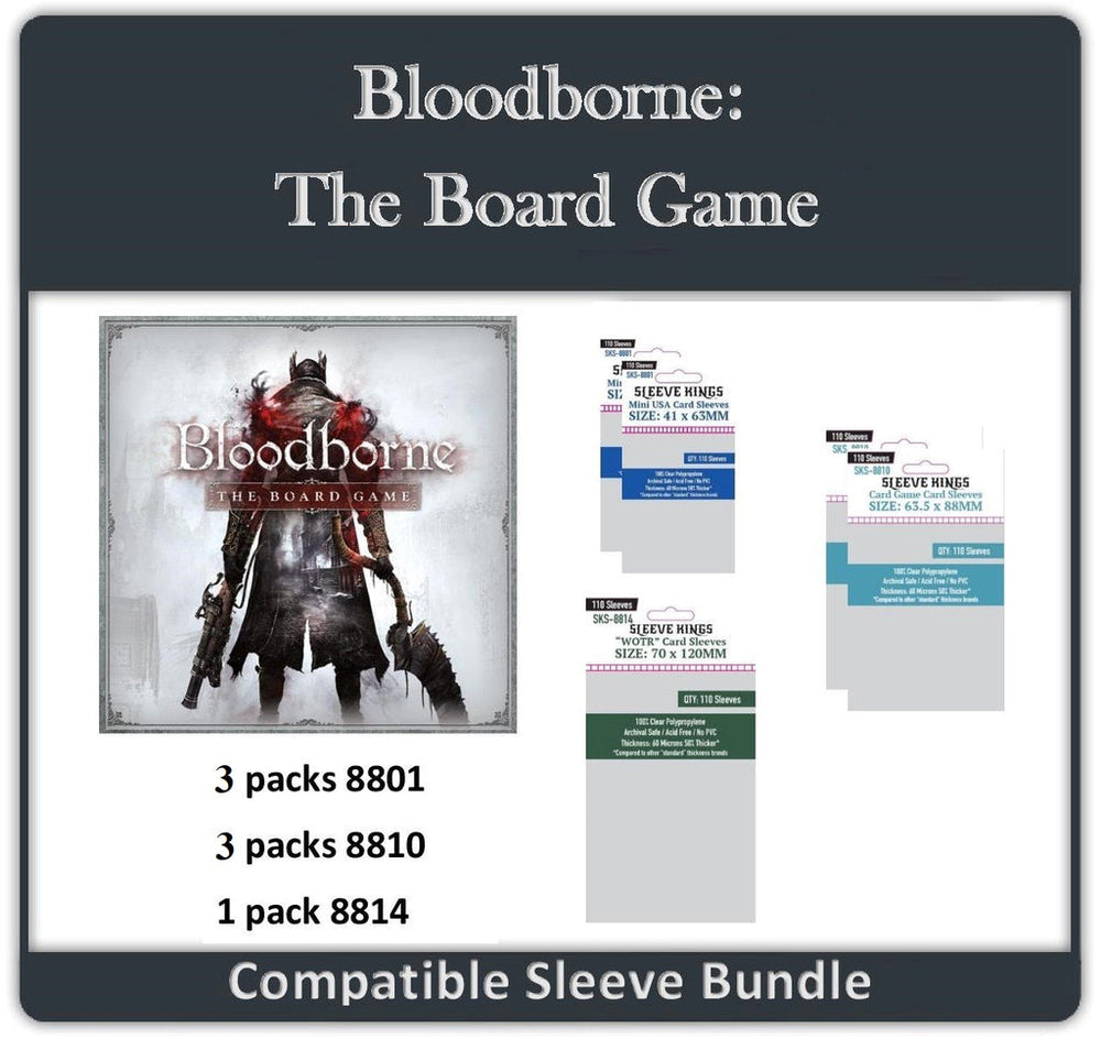 Card Sleeves Sleeve King Bundle: Bloodborne The Board Game (770)