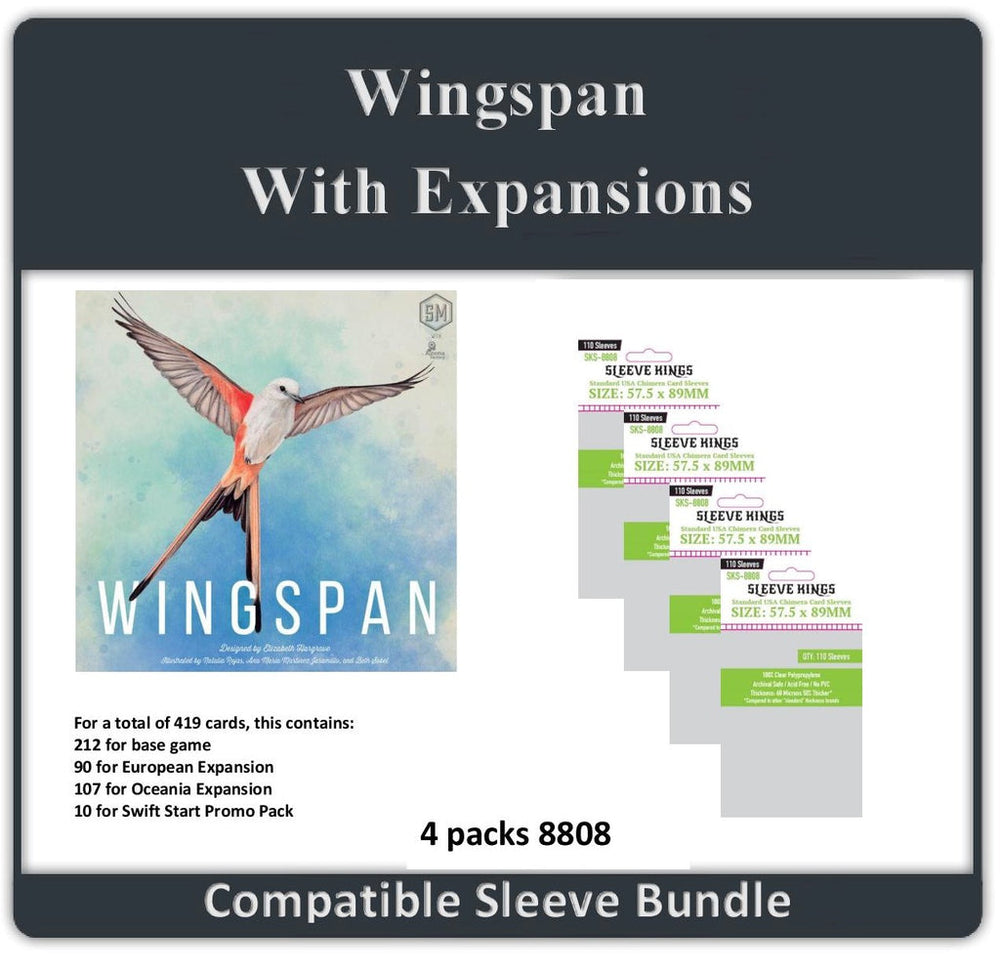 Card Sleeves Sleeve King Bundle: Wingspan (440)
