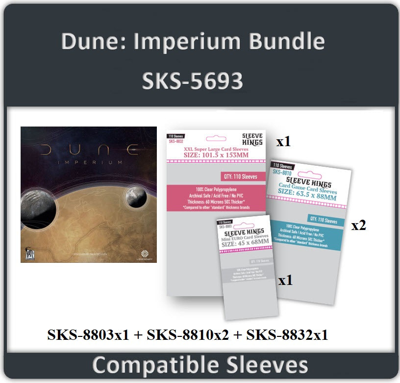 Card Sleeves Sleeve King Bundle: Dune Imperium (440)