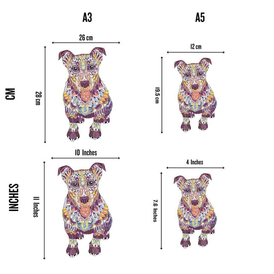 Puzzle Craft-Hub: Sitting dog