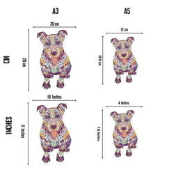 Puzzle Craft-Hub: Sitting dog