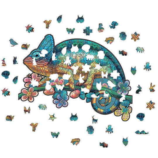 Puzzle Craft-Hub: Chameleon