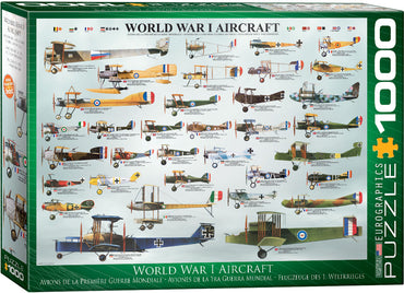 Puzzle Eurographics: 1000 piece World War I Aircraft