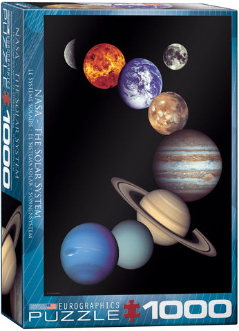 Puzzle Eurographics: 1000 piece NASA The Solar System