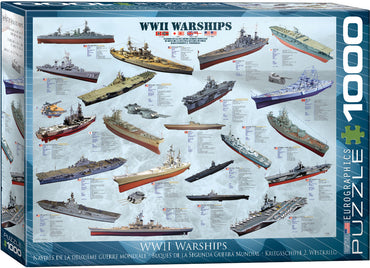 Puzzle Eurographics: 1000 piece World War II Warships