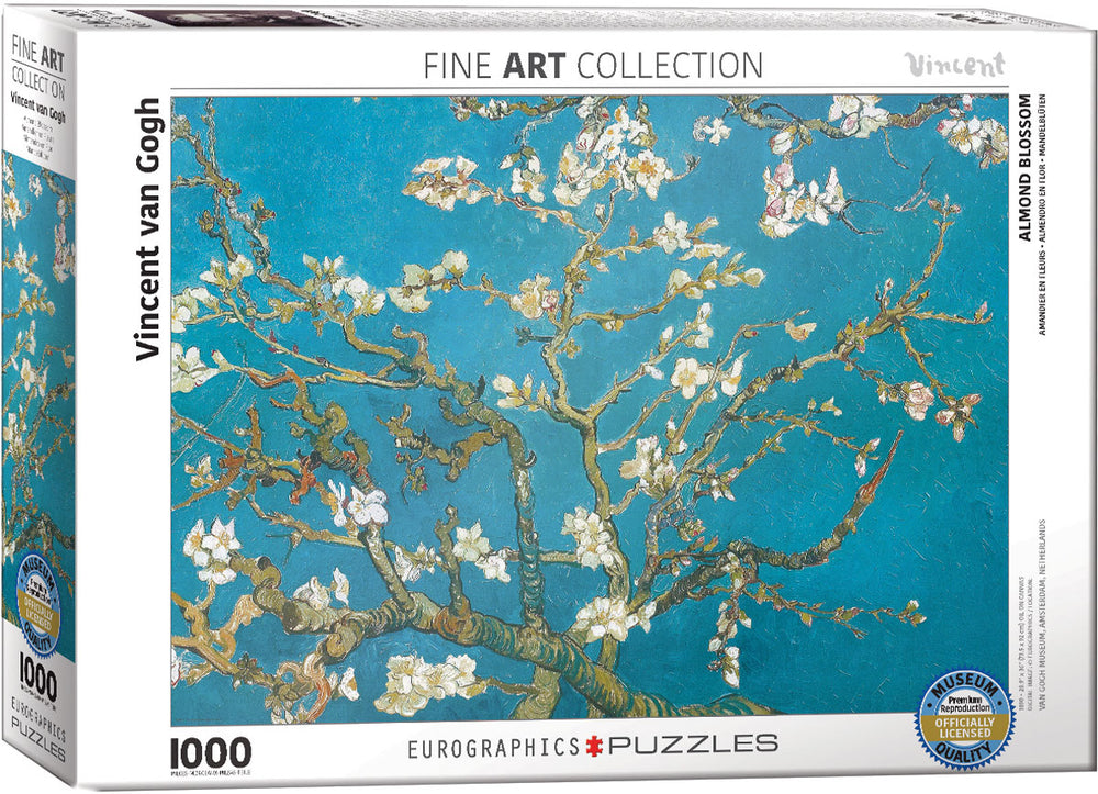 Puzzle Eurographics: 1000 piece Vincent Van Gogh - Almond Branches in Bloom