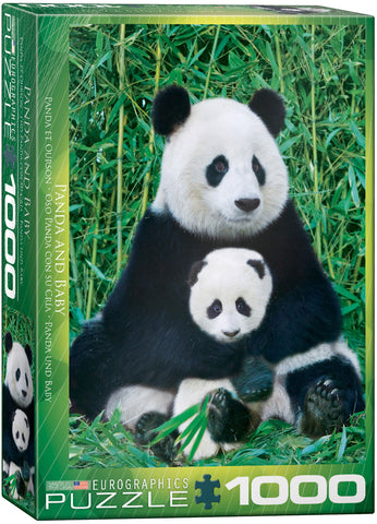Puzzle Eurographics: 1000 piece Panda & Baby
