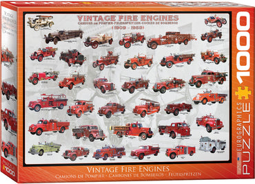 Puzzle Eurographics: 1000 piece Vintage Fire Engines