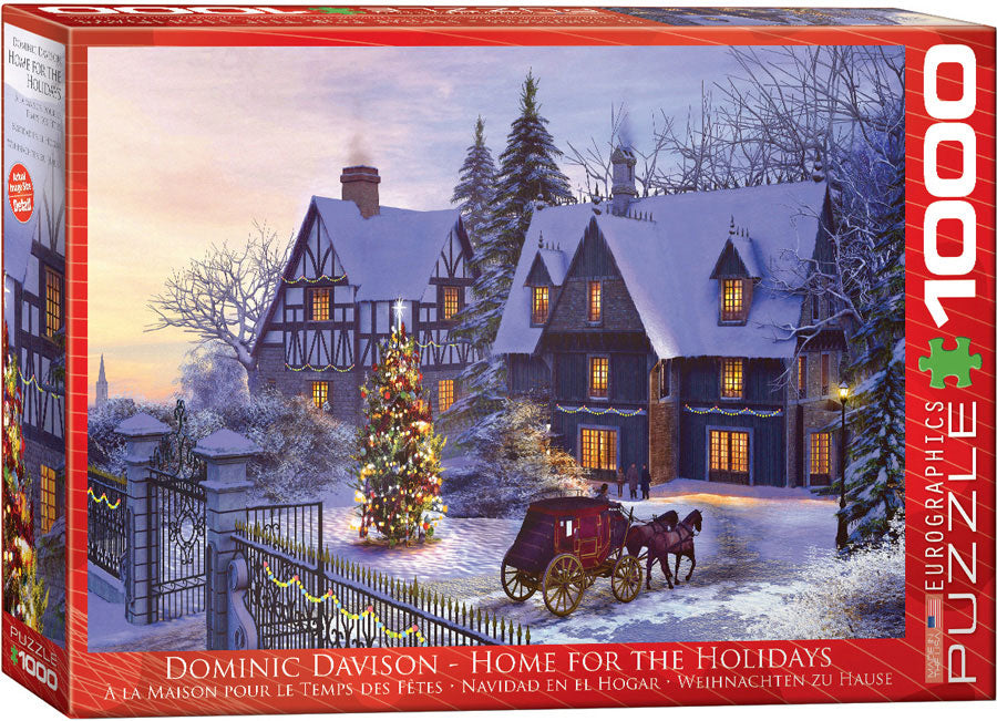 Puzzle Eurographics: 1000 piece Home for the Holidays by Dominic Davison