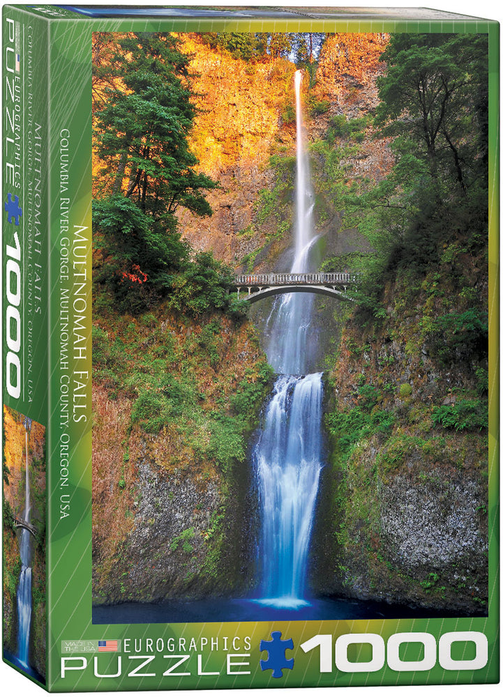 Puzzle Eurographics: 1000 piece Multnomah Falls Oregon