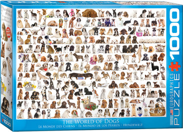 Puzzle Eurographics: 1000 piece The World of Dogs