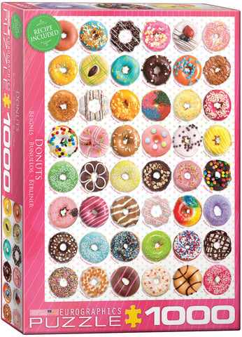 Puzzle Eurographics: 1000 piece Donut Tops