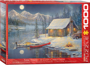 Puzzle Eurographics: 1000 piece A Cozy Christmas by Sam Timm