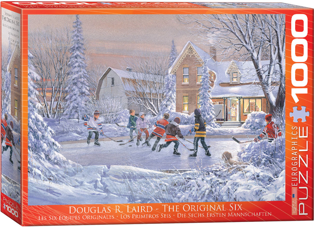 Puzzle Eurographics: 1000 piece The Original Six by Douglas R. Laird