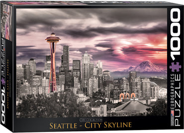 Puzzle Eurographics: 1000 piece Seattle Space Needle
