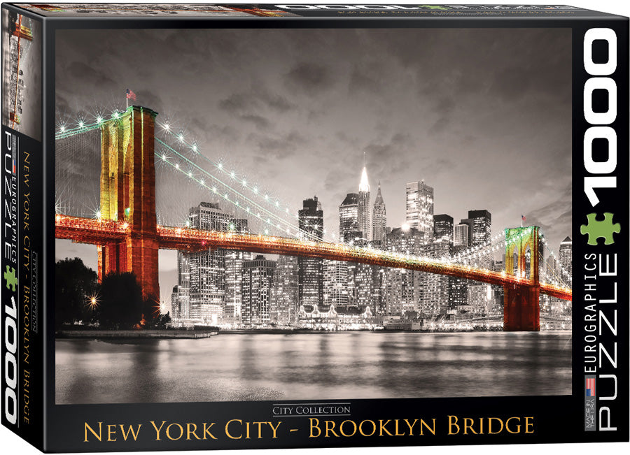 Puzzle Eurographics: 1000 piece New York City Brooklyn Bridge
