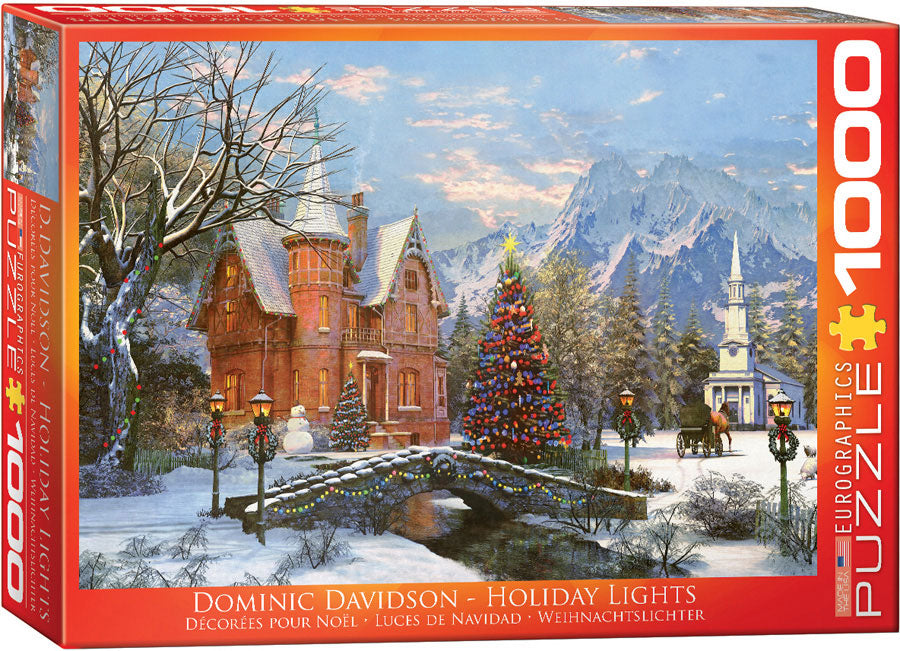 Puzzle Eurographics: 1000 piece Holiday Lights by Dominic Davison