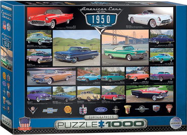 Puzzle Eurographics: 1000 piece American Cars of the 1950s