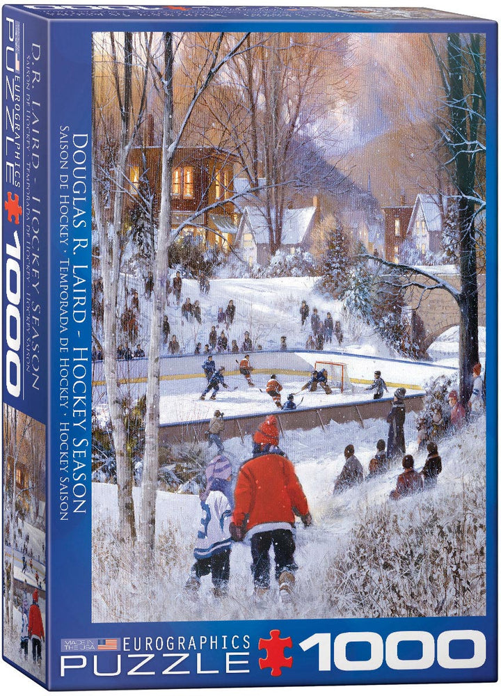 Puzzle Eurographics: 1000 piece Hockey Season by Douglas R. Laird
