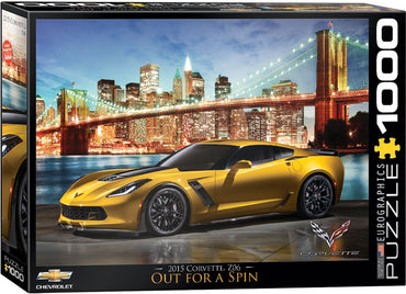 Puzzle Eurographics: 1000 piece Out for a Spin, Corvette Z06