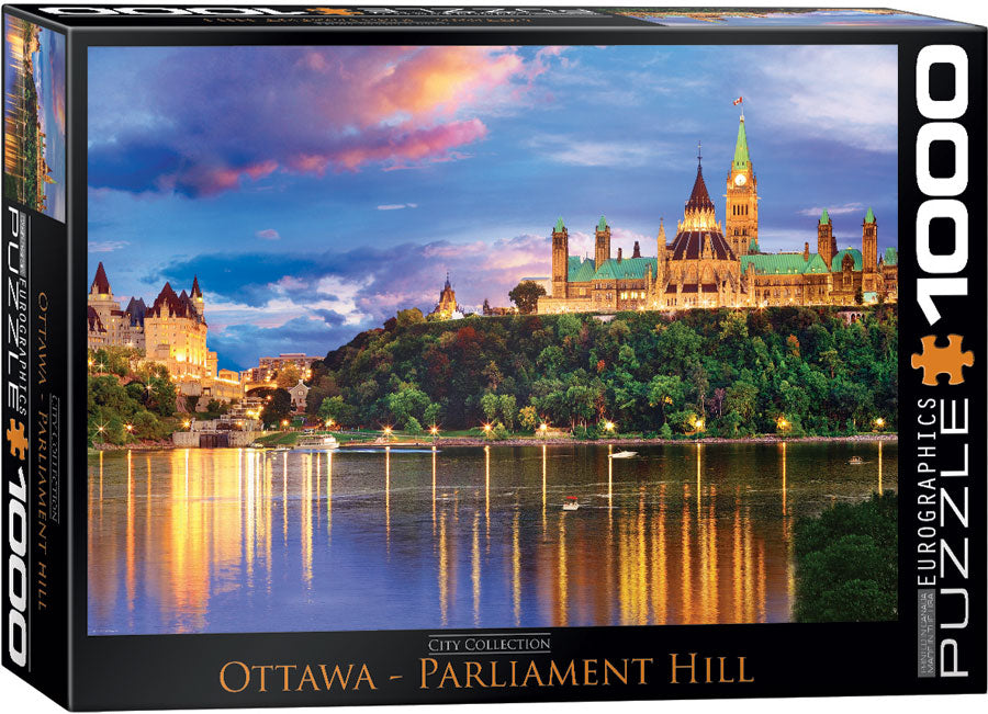 Puzzle Eurographics: 1000 piece Ottawa Parliament Hill