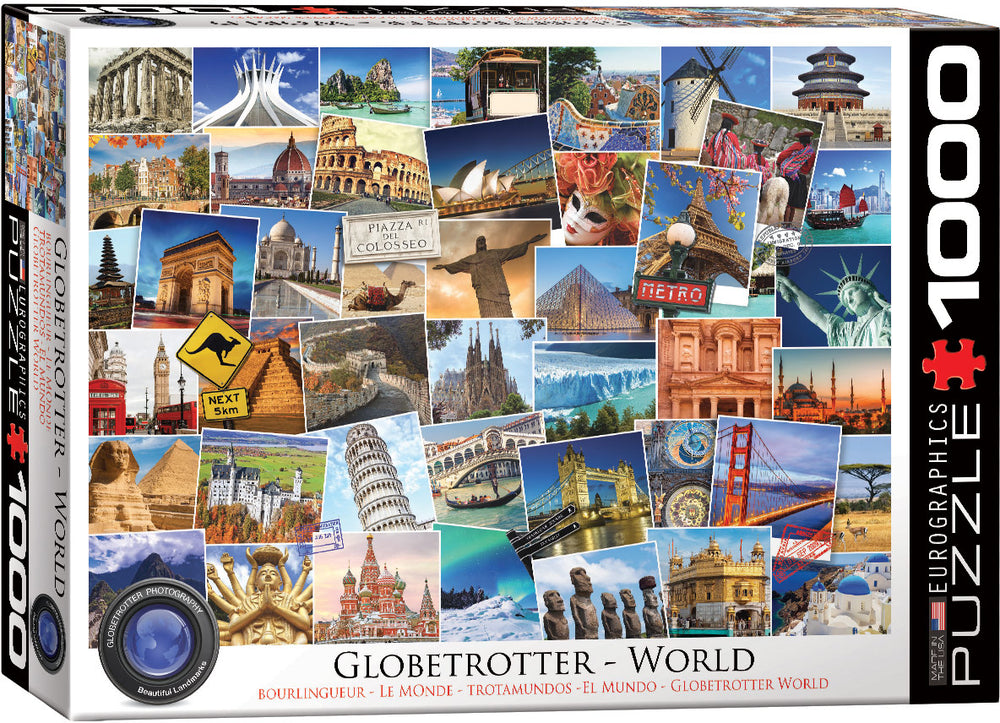 Puzzle Eurographics: 1000 piece Globetrotter World