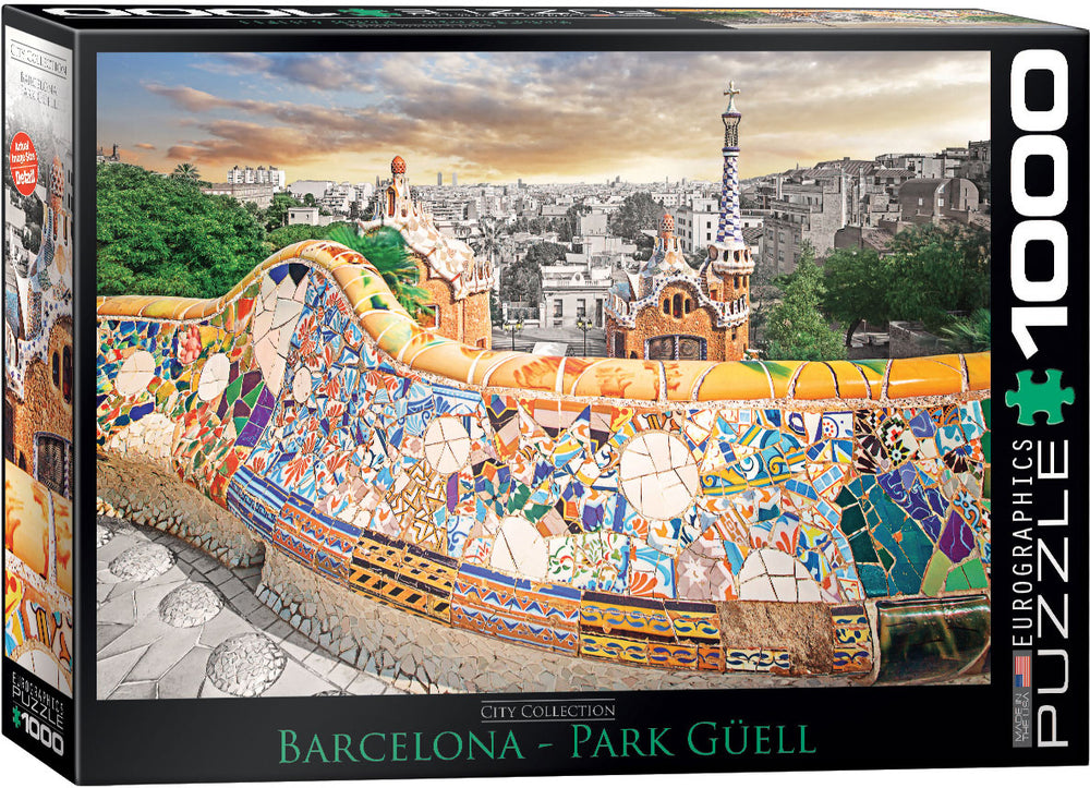 Puzzle Eurographics: 1000 piece Barcelona Park Güell