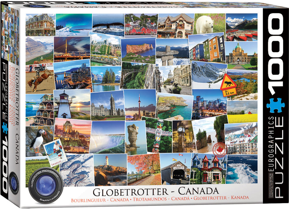 Puzzle Eurographics: 1000 piece Globetrotter Canada