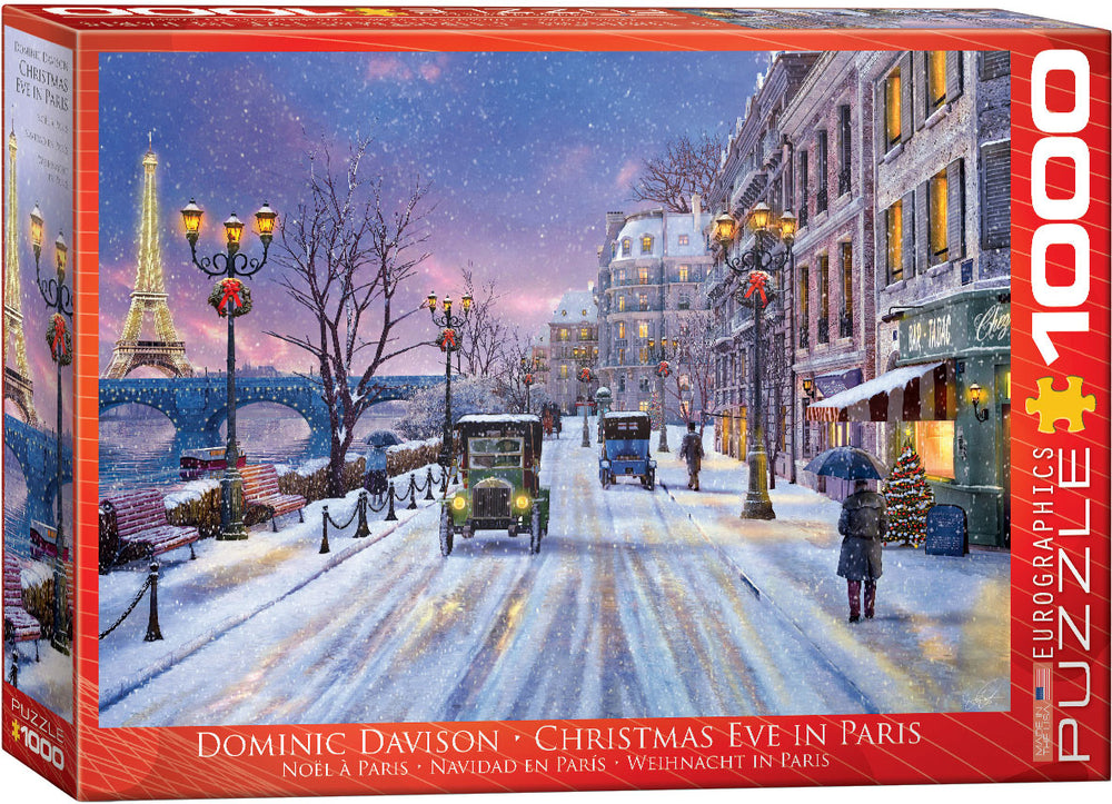 Puzzle Eurographics: 1000 piece Christmas Eve in Paris by Dominic Davison